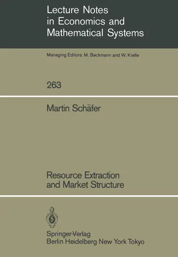 Cover of Resource Extraction and Market Structure