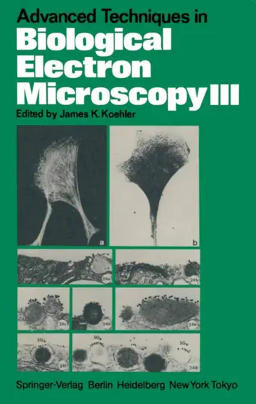 Cover of Advanced Techniques in Biological Electron Microscopy III