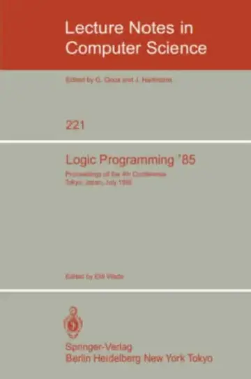 Cover of Logic Programming '85