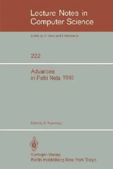 Cover of Advances in Petri Nets 1985