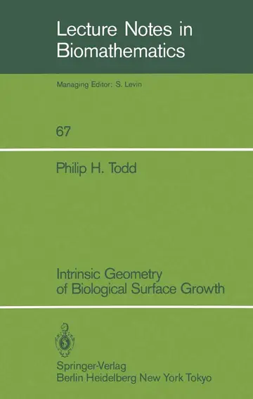 Cover of Intrinsic Geometry of Biological Surface Growth