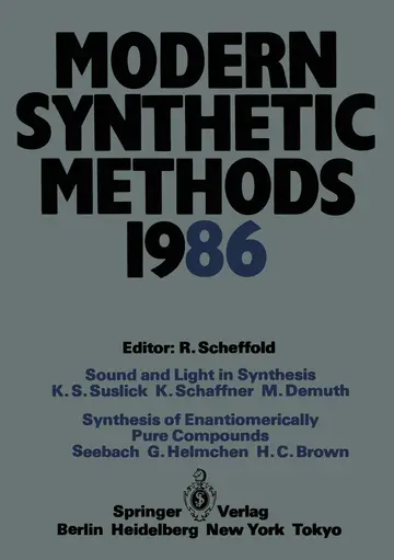 Cover of Modern Synthetic Methods 1986