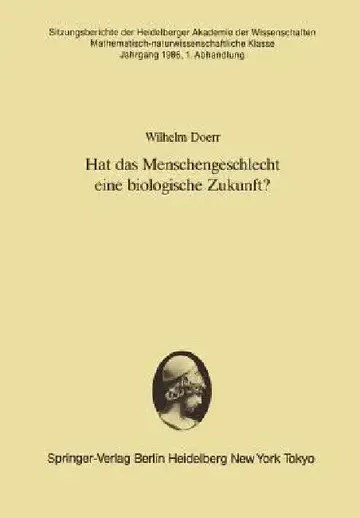 Cover of Hat Das Menschengeschlecht Eine Biologische Zukunft?