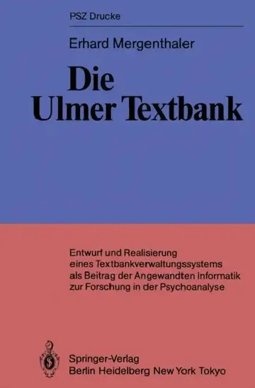 Cover of Die Ulmer Textbank