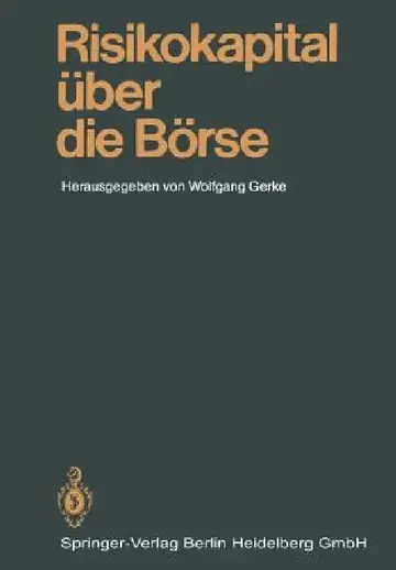 Cover of Risikokapital Über Die Börse
