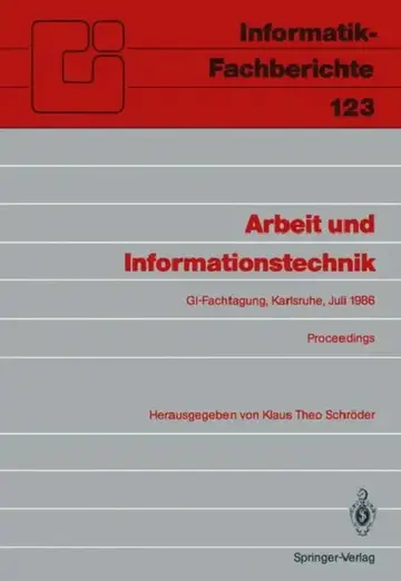Cover of Arbeit Und Informationstechnik