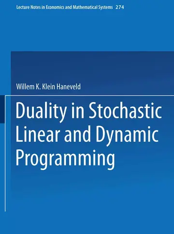 Cover of Duality in Stochastic Linear and Dynamic Programming