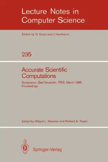 Cover of Accurate Scientific Computations