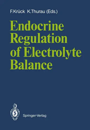 Cover of Endocrine Regulation of Electrolyte Balance
