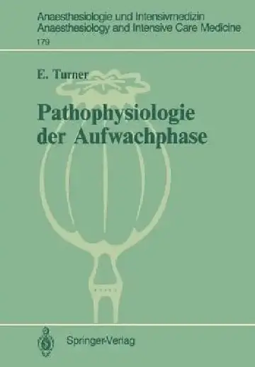 Cover of Pathophysiologie Der Aufwachphase