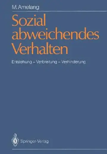Cover of Sozial Abweichendes Verhalten