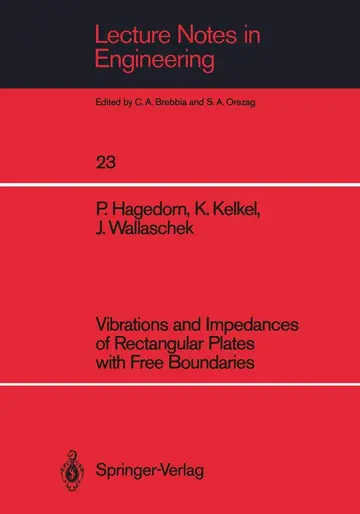 Cover of Vibrations and Impedances of Rectangular Plates with Free Boundaries