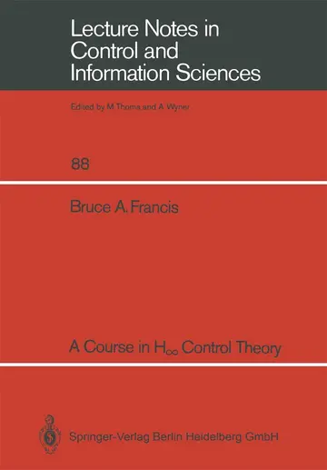 Cover of A Course in H∞ Control Theory