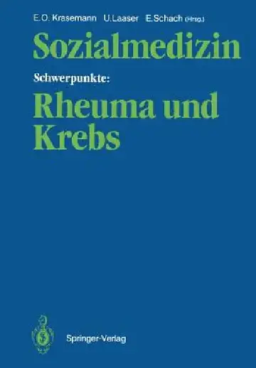 Cover of Sozialmedizin Schwerpunkte