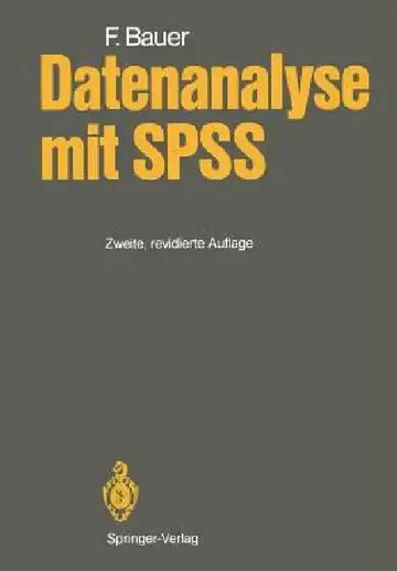 Cover of Datenanalyse Mit SPSS