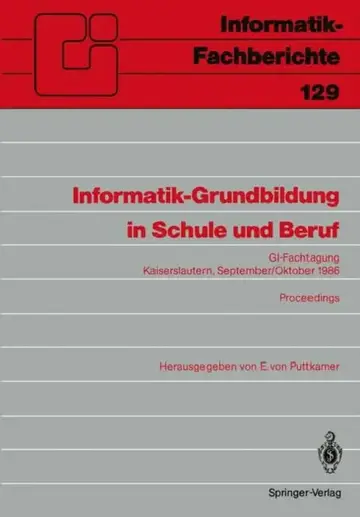 Cover of Informatik-Grundbildung in Schule Und Beruf