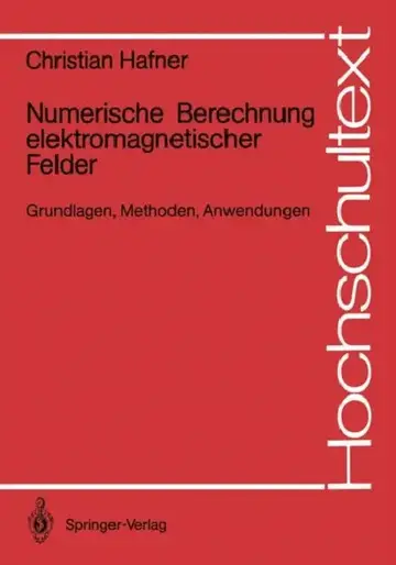 Cover of Numerische Berechnung Elektromagnetischer Felder