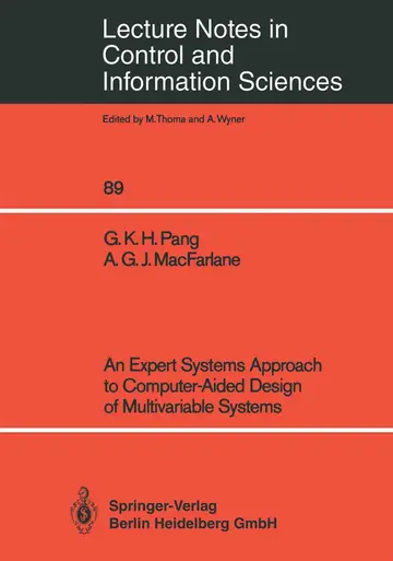 Cover of An Expert Systems Approach to Computer-Aided Design of Multivariable Systems