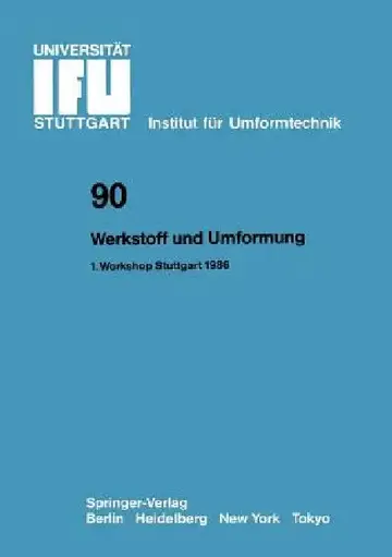 Cover of Werkstoff Und Umformung