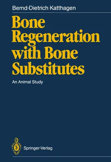 Cover of Bone Regeneration with Bone Substitutes