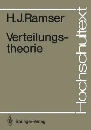 Cover of Verteilungstheorie