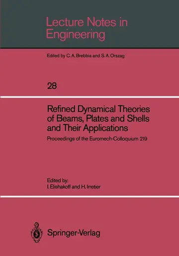 Cover of Refined Dynamical Theories of Beams, Plates and Shells and Their Applications