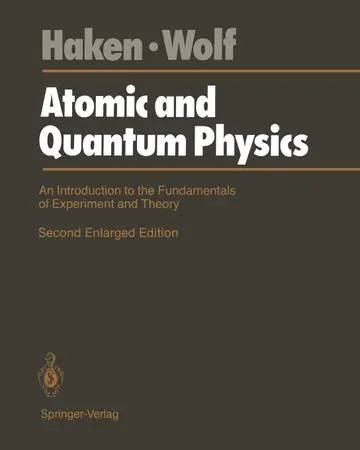 Cover of Atomic and Quantum Physics
