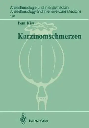 Cover of Karzinomschmerzen