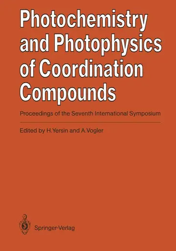 Cover of Photochemistry and Photophysics of Coordination Compounds