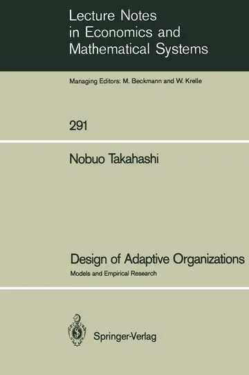 Cover of Design of Adaptive Organizations