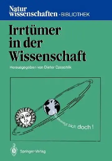 Cover of Irrtümer in Der Wissenschaft