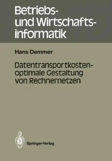 Cover of Datentransportkostenoptimale Gestaltung Von Rechnernetzen