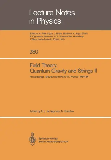 Cover of Field Theory, Quantum Gravity and Strings 2