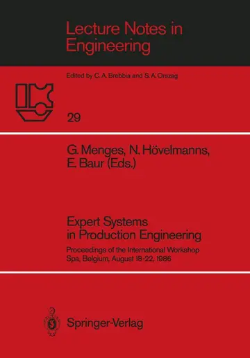 Cover of Expert Systems in Production Engineering