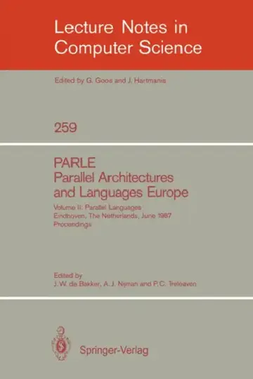 Cover of Parle Parallel Architectures and Languages Europe
