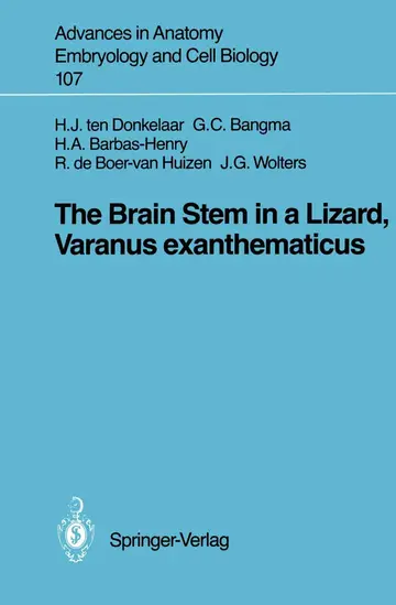 Cover of The Brain Stem in a Lizard, Varanus Exanthematicus
