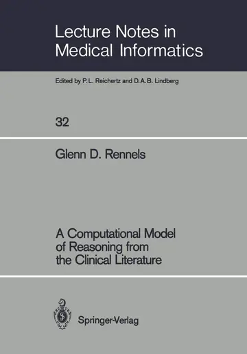 Cover of A Computational Model of Reasoning from the Clinical Literature