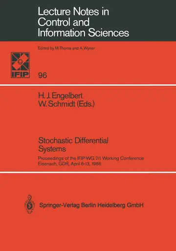 Cover of Stochastic Differential Systems