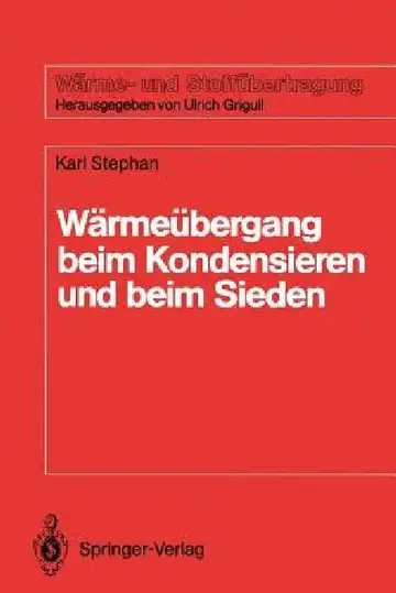 Cover of Wärmeübergang Beim Kondensieren Und Beim Sieden
