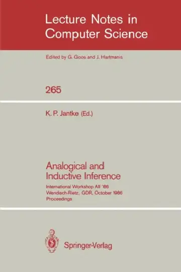 Cover of Analogical and Inductive Inference