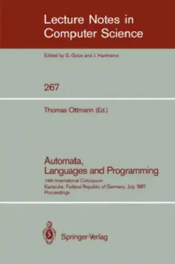 Cover of Automata, Languages and Programming