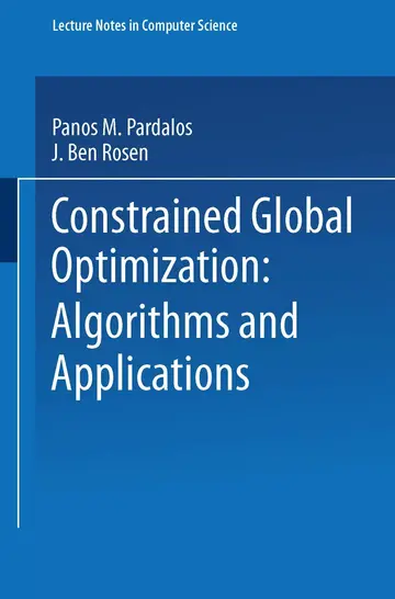 Cover of Constrained Global Optimization