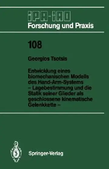 Cover of Entwicklung Eines Biomechanischen Modells Des Hand-Arm-Systems