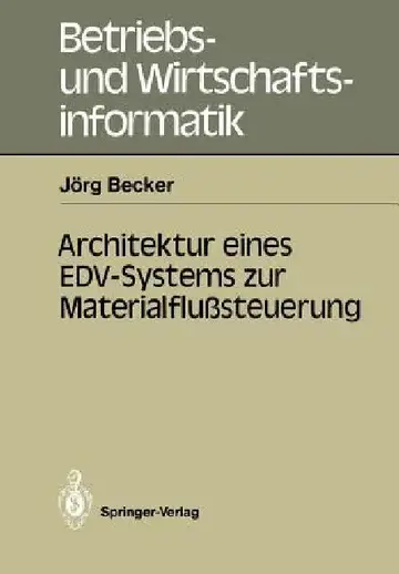Cover of Architektur Eines Edv-Systems Zur Materialflußsteuerung