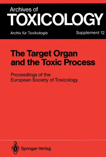Cover of The Target Organ and the Toxic Process