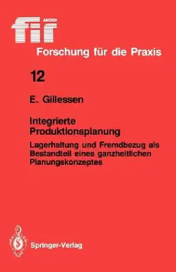 Cover of Integrierte Produktionsplanung