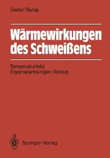 Cover of Wärmewirkungen Des Schweißens