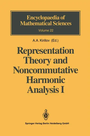 Cover of Representation Theory and Noncommutative Harmonic Analysis