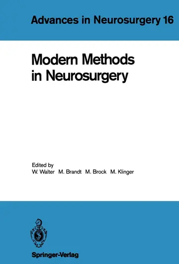 Cover of Modern Methods in Neurosurgery