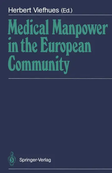 Cover of Medical Manpower in the European Community